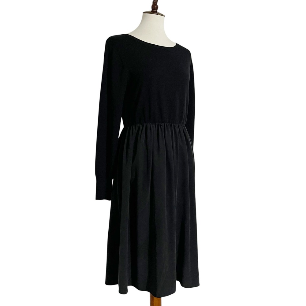 Sundance Jillian Mixed Media Wool and Silk Midi Sweater Dress Size Medium - Picture 6 of 11